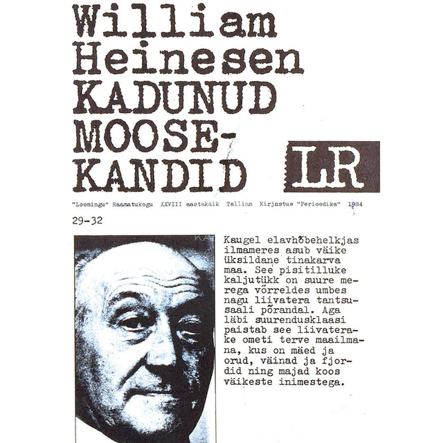 William Heinesen - Kadunud moosekandid