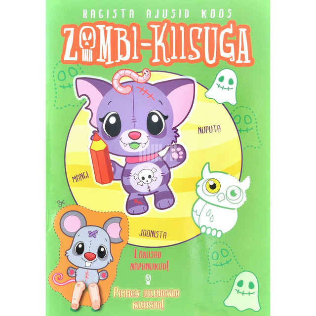 Monica Pierazzi Mitri - Ragista ajusid koos zombi-kiisuga. Nuputa, mängi, joonista