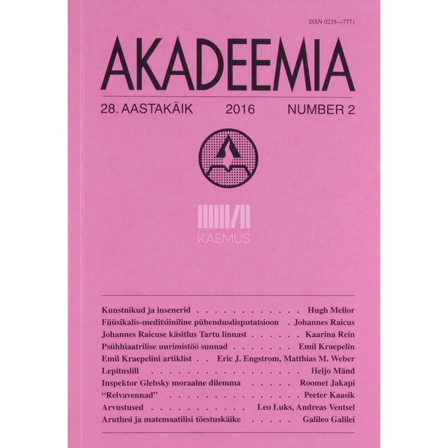 ... - Akadeemia 2/2016