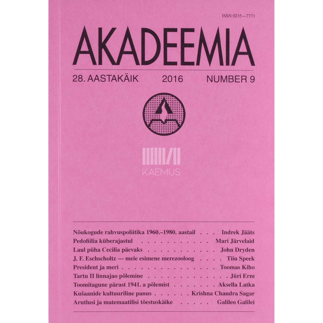 … - Akadeemia 9/2016