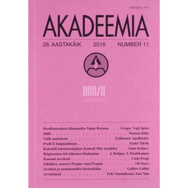 … - Akadeemia 11/2016