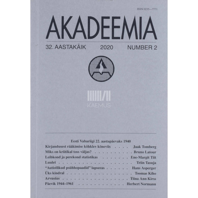 … - Akadeemia 2/2020