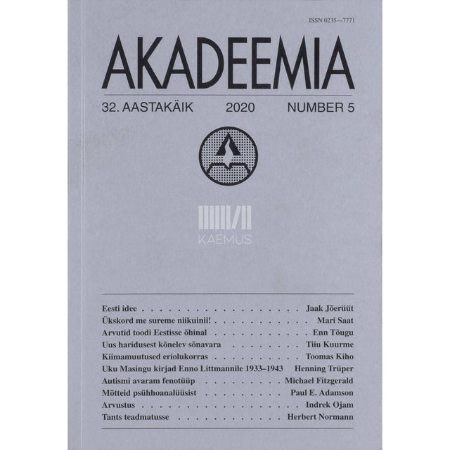 ... - Akadeemia 5/2020