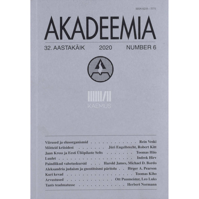 … - Akadeemia 6/2020