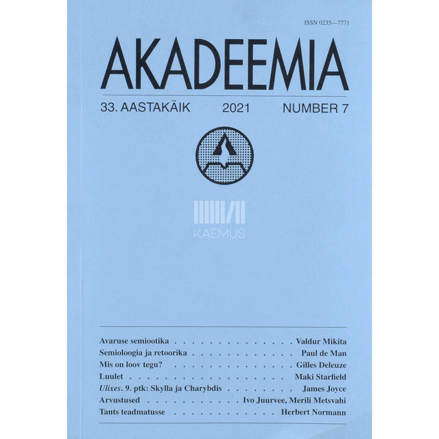 … - Akadeemia 7/2021