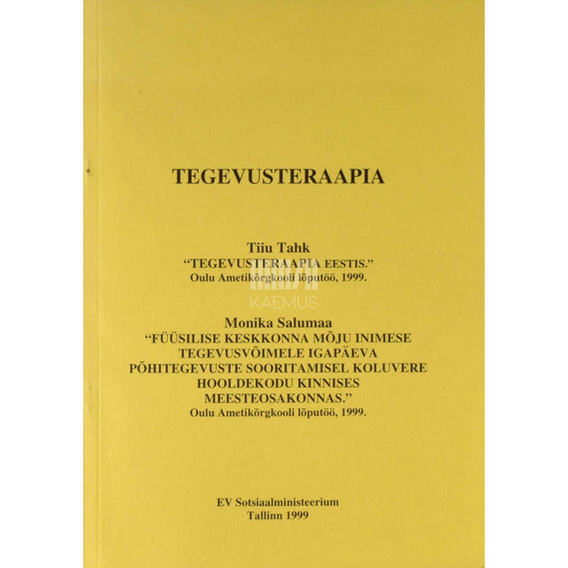 … - Tegevusteraapia