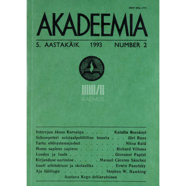… - Akadeemia 2/1993
