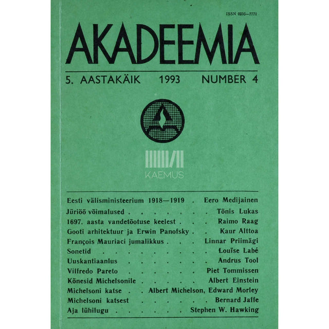 … - Akadeemia 4/1993