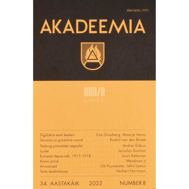 … - Akadeemia 8/2022