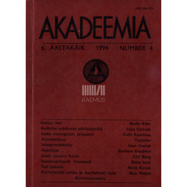 … - Akadeemia 4/1994