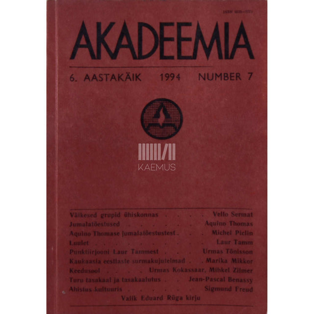 … - Akadeemia 7/1994