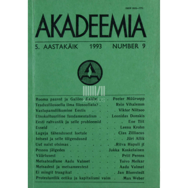 … - Akadeemia 9/1993