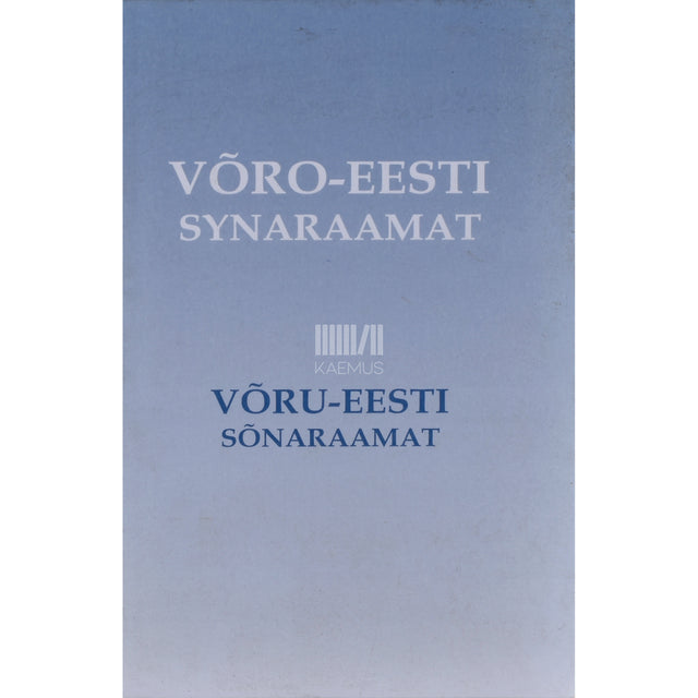 Võro-eesti synaraamat