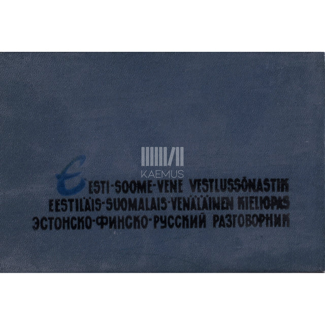 Géza Jakó. Eesti-soome-vene vestlussõnastik