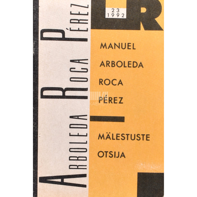 Manuel Arboleda Roca Perez. Mälestuste otsija