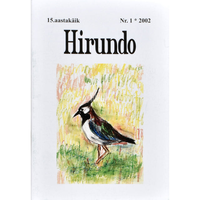 Eesti Ornitoloogiaühingu ajakiri Hirundo 1/2002