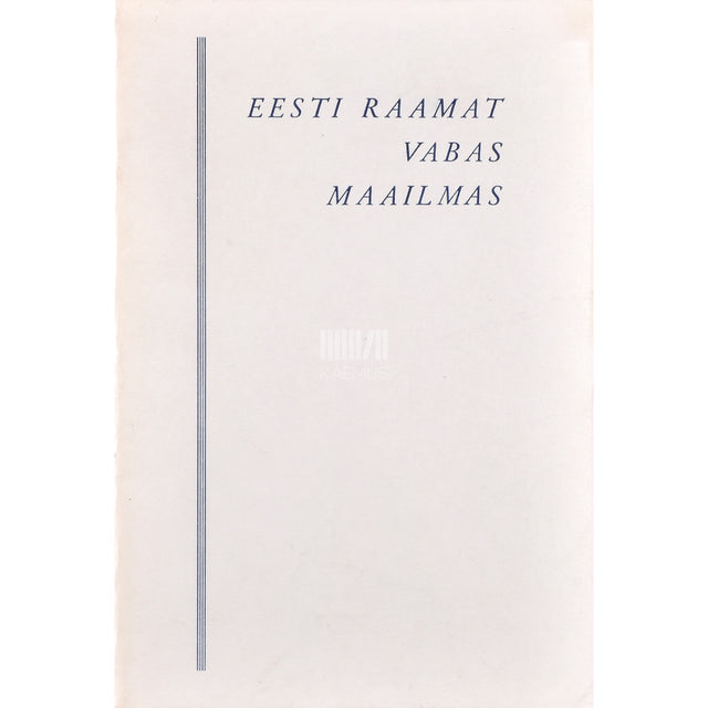 Eesti raamat vabas maailmas