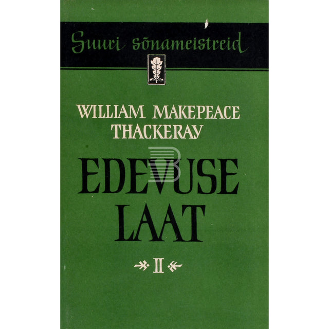 William Makepeace Thackeray. Edevuse laat 2. osa