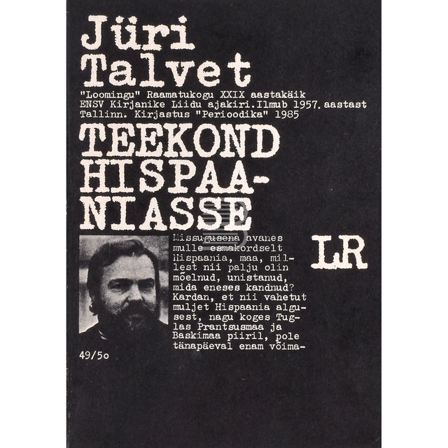 Jüri Talvet. Teekond Hispaaniasse