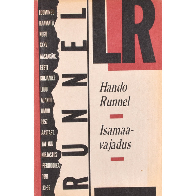 Hando Runnel. Isamaavajadus. Kõned