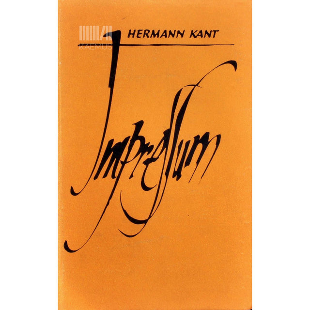 Hermann Kant - Impressum