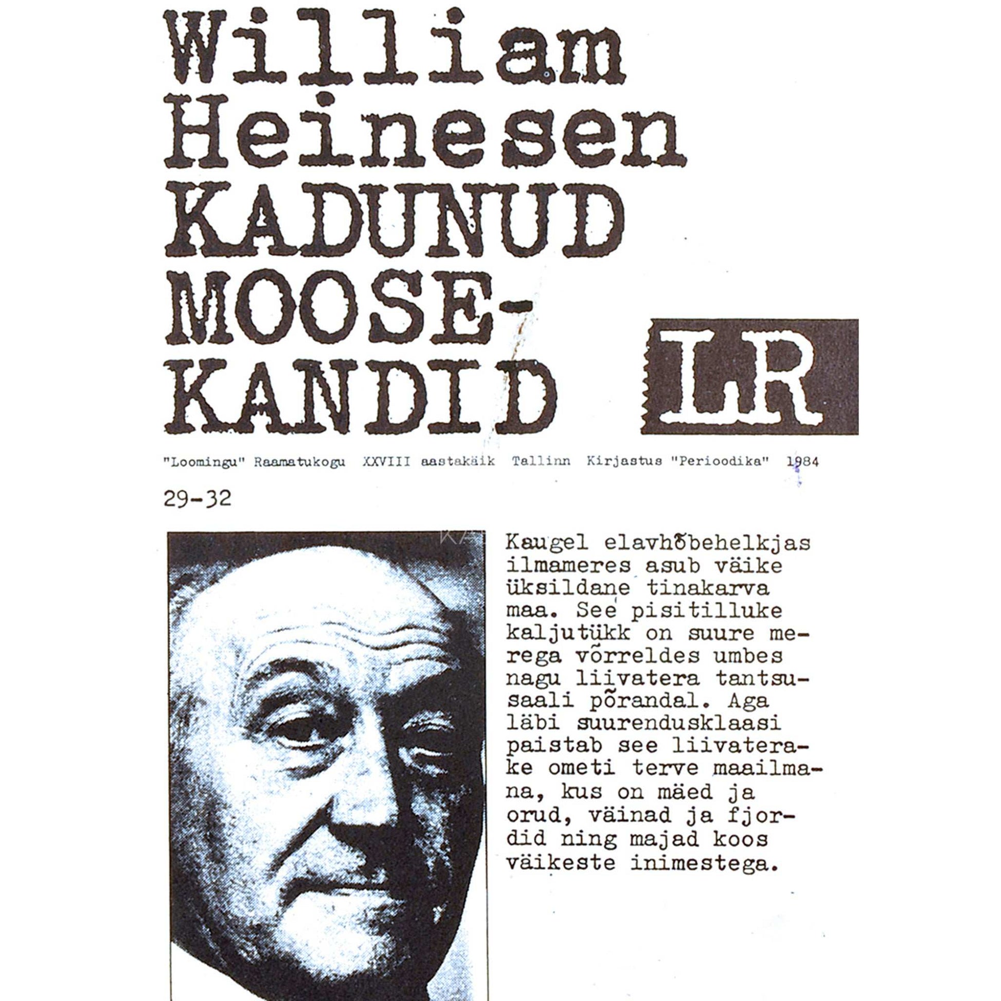 William Heinesen - Kadunud moosekandid