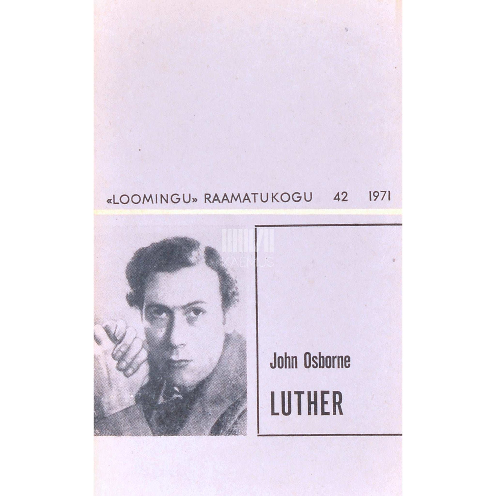 John Osborne - Luther. Näidend