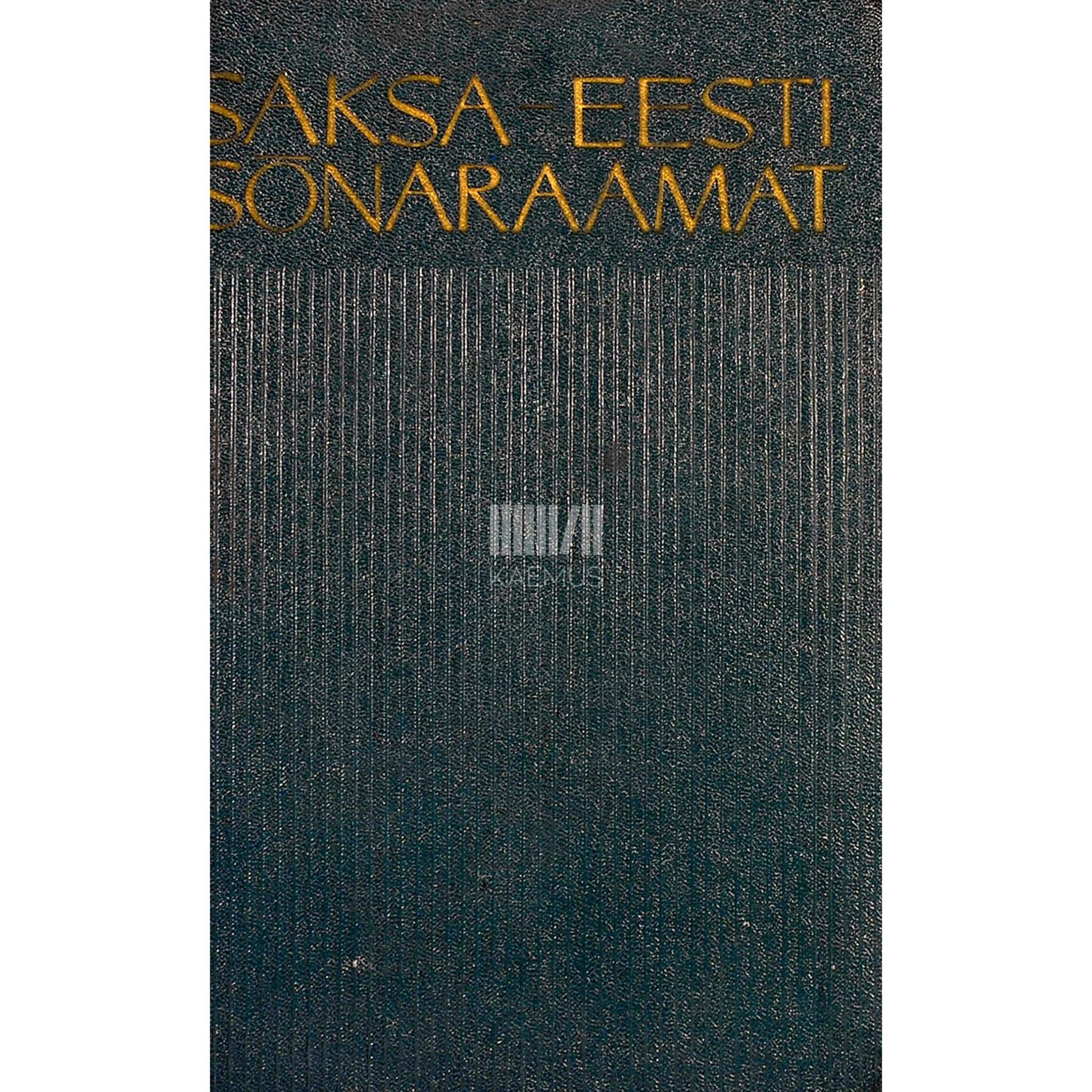 Ralf Lesthal - Saksa-eesti sõnaraamat. Koolidele. Umbes 16 000 märksõna