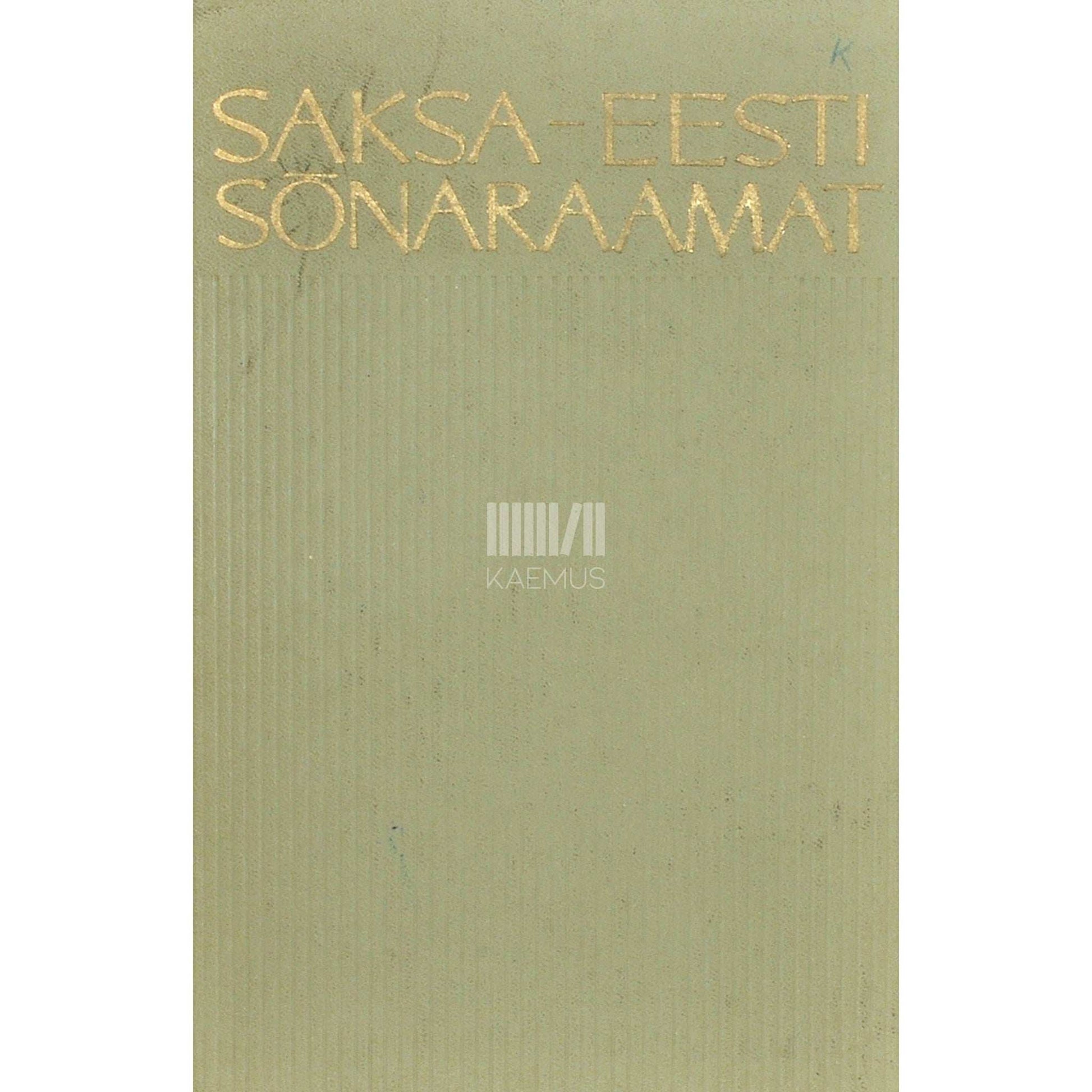Ralf Lesthal - Saksa-eesti sõnaraamat. Koolidele