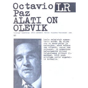 Octavio Paz Alati on olevik