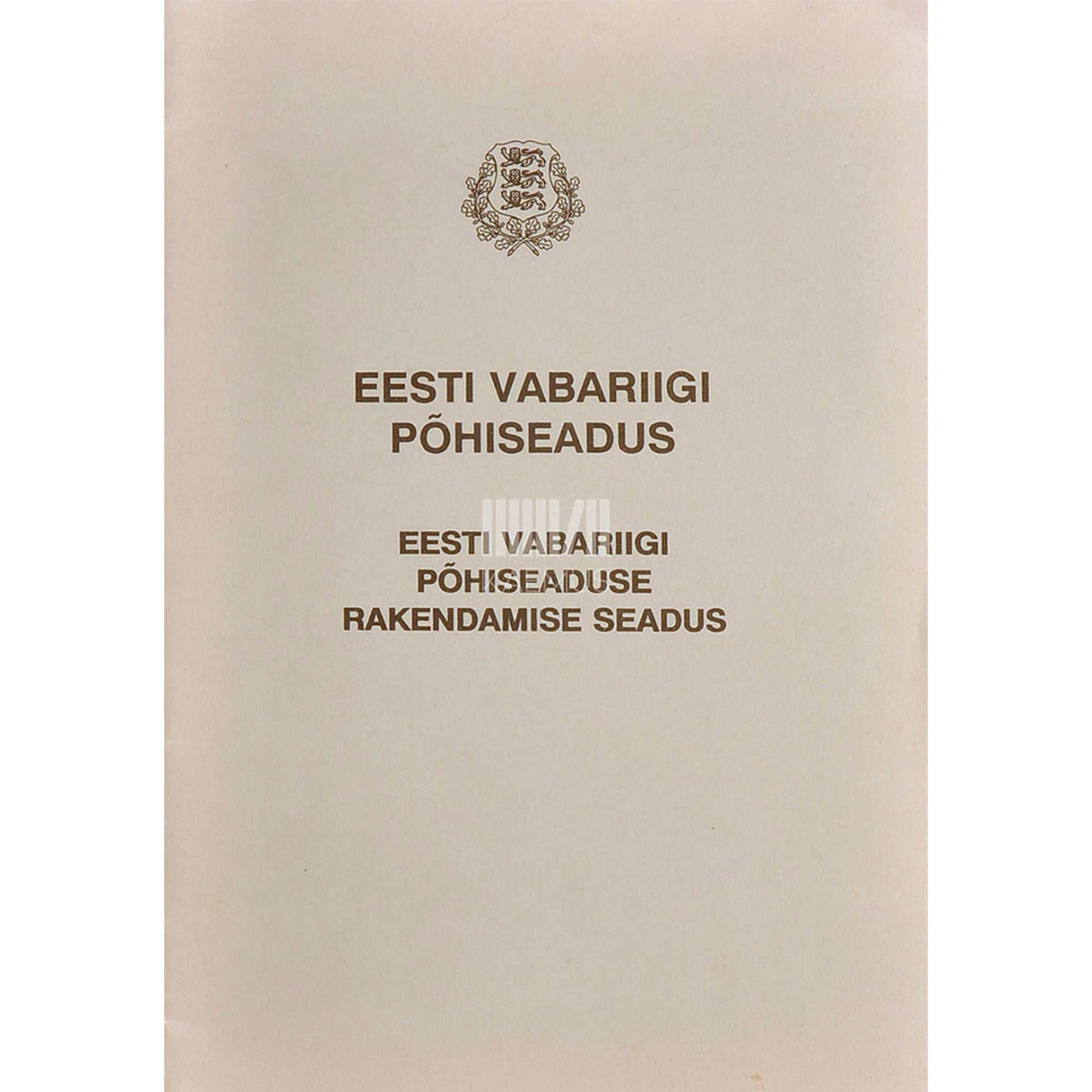 … - Eesti Vabariigi põhiseadus