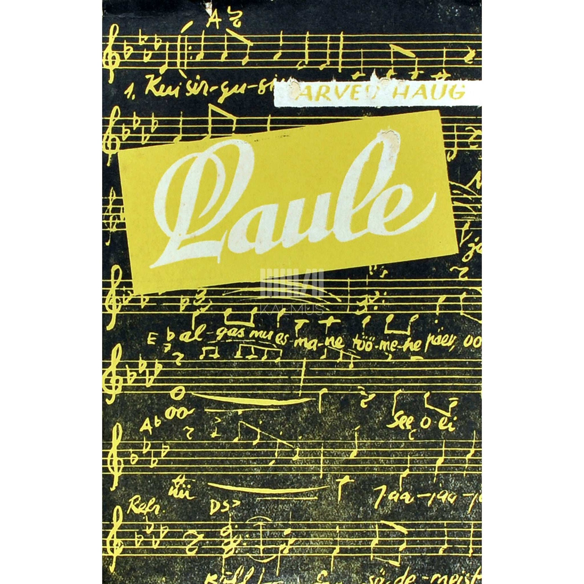 … - Arved Haug. Laule