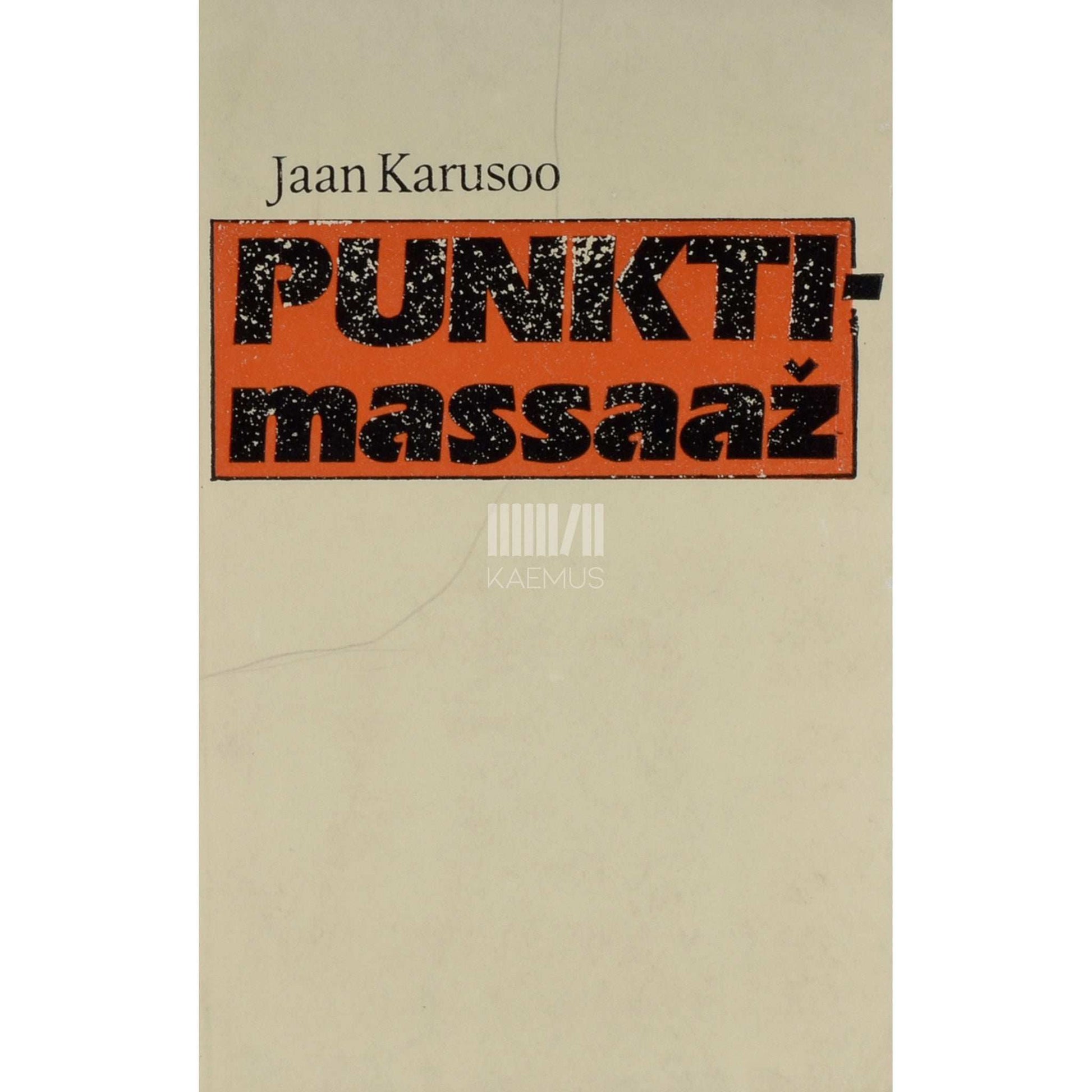 Jaan Karusoo - Punktimassaaž