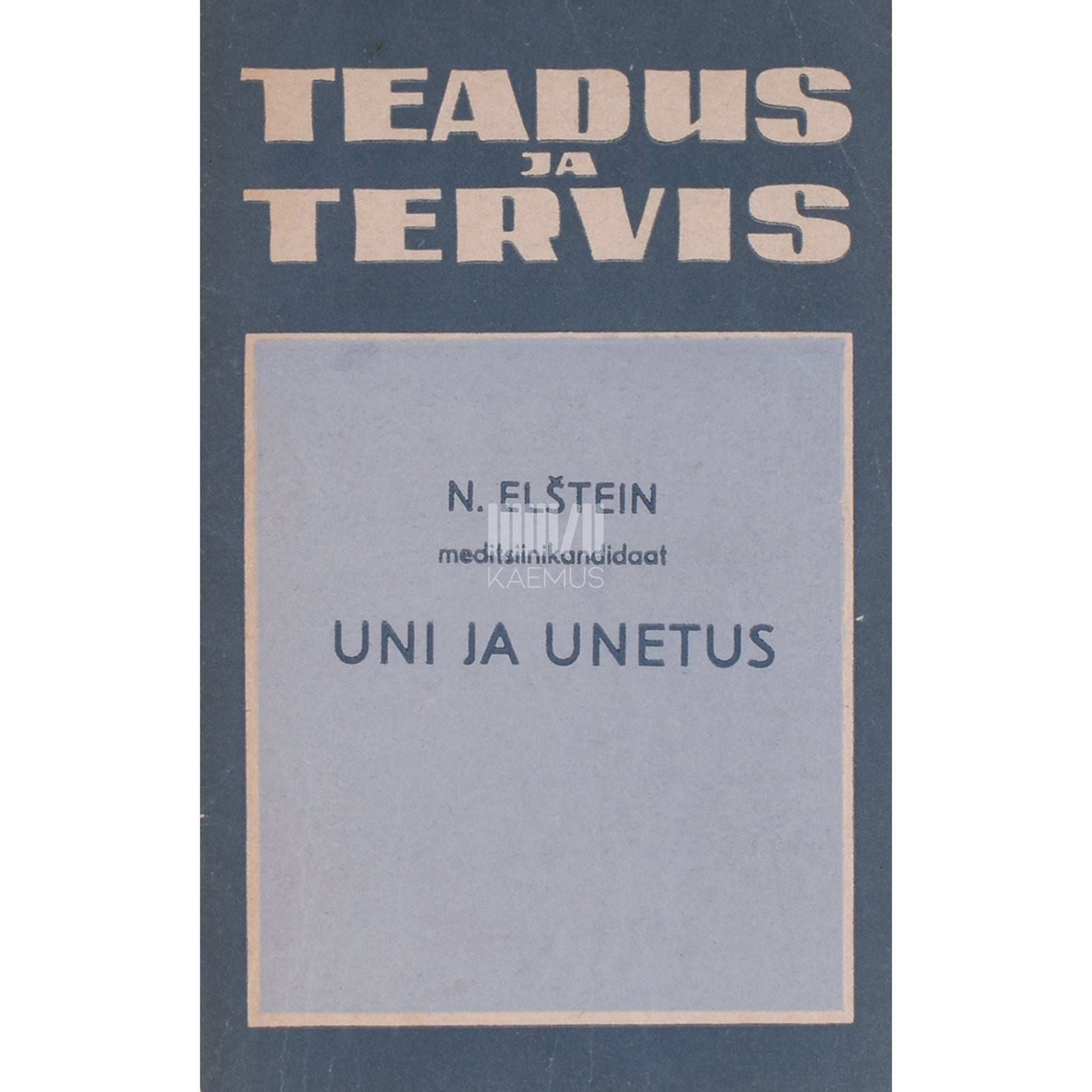 Natan Elštein - Uni ja unetus