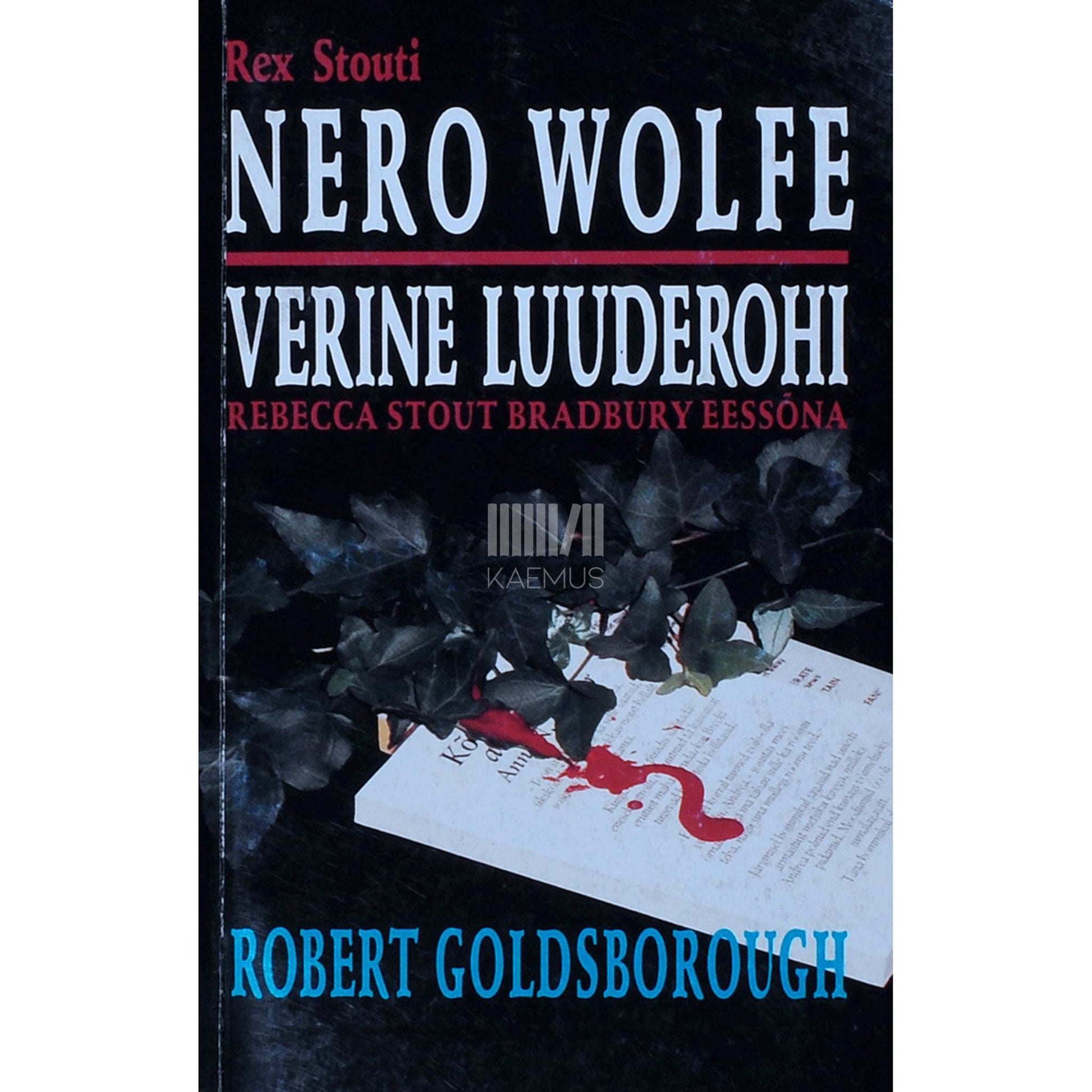 Robert Goldsborough - Nero Wolfe. Verine luuderohi