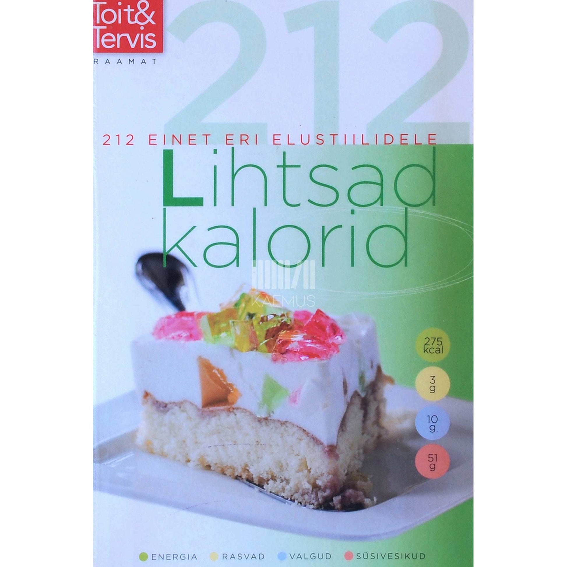 ... - Lihtsad kalorid. 212 einet eri elustiilidele