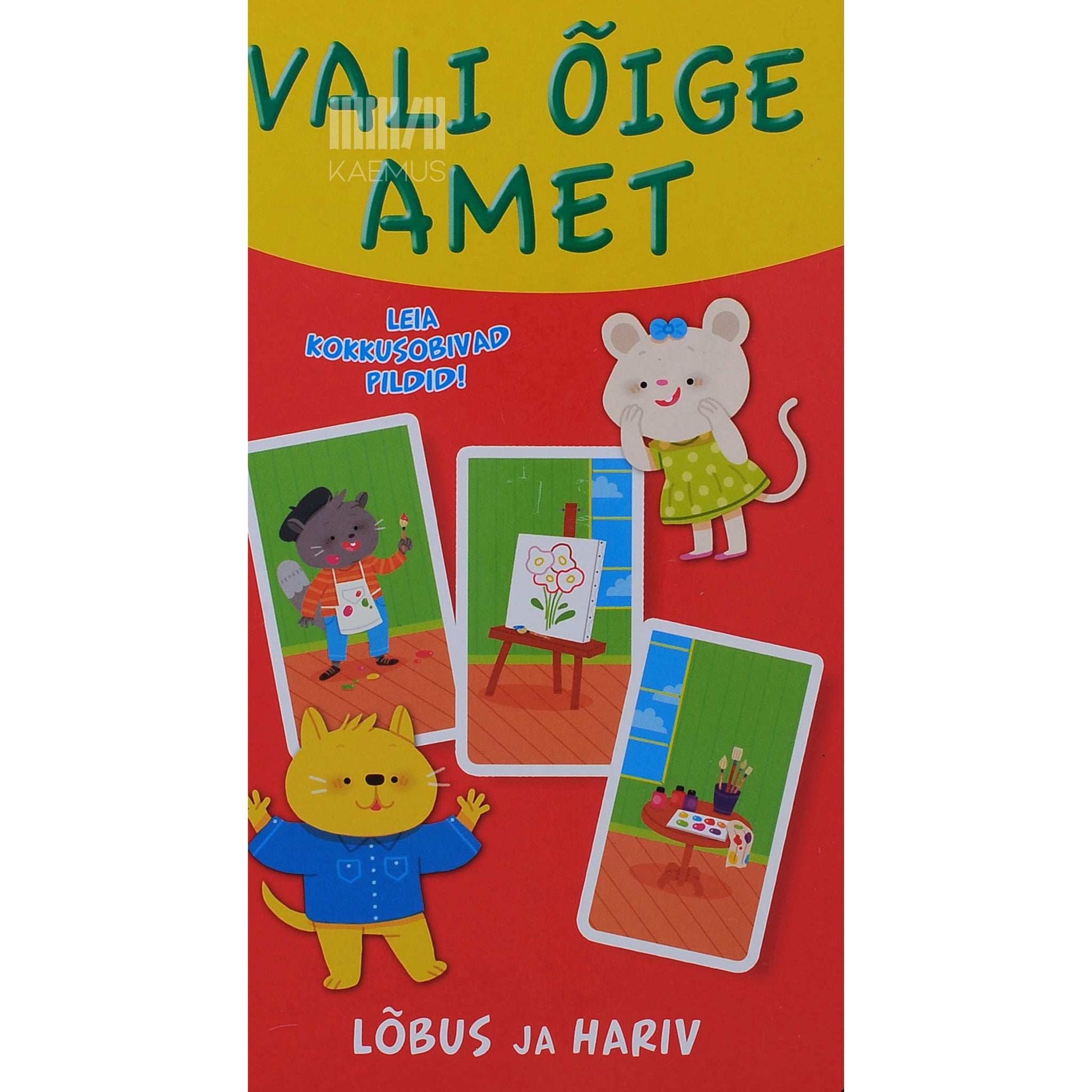 Maëlle Cheval - Vali õige amet. Leia kokkusobivad pildid!