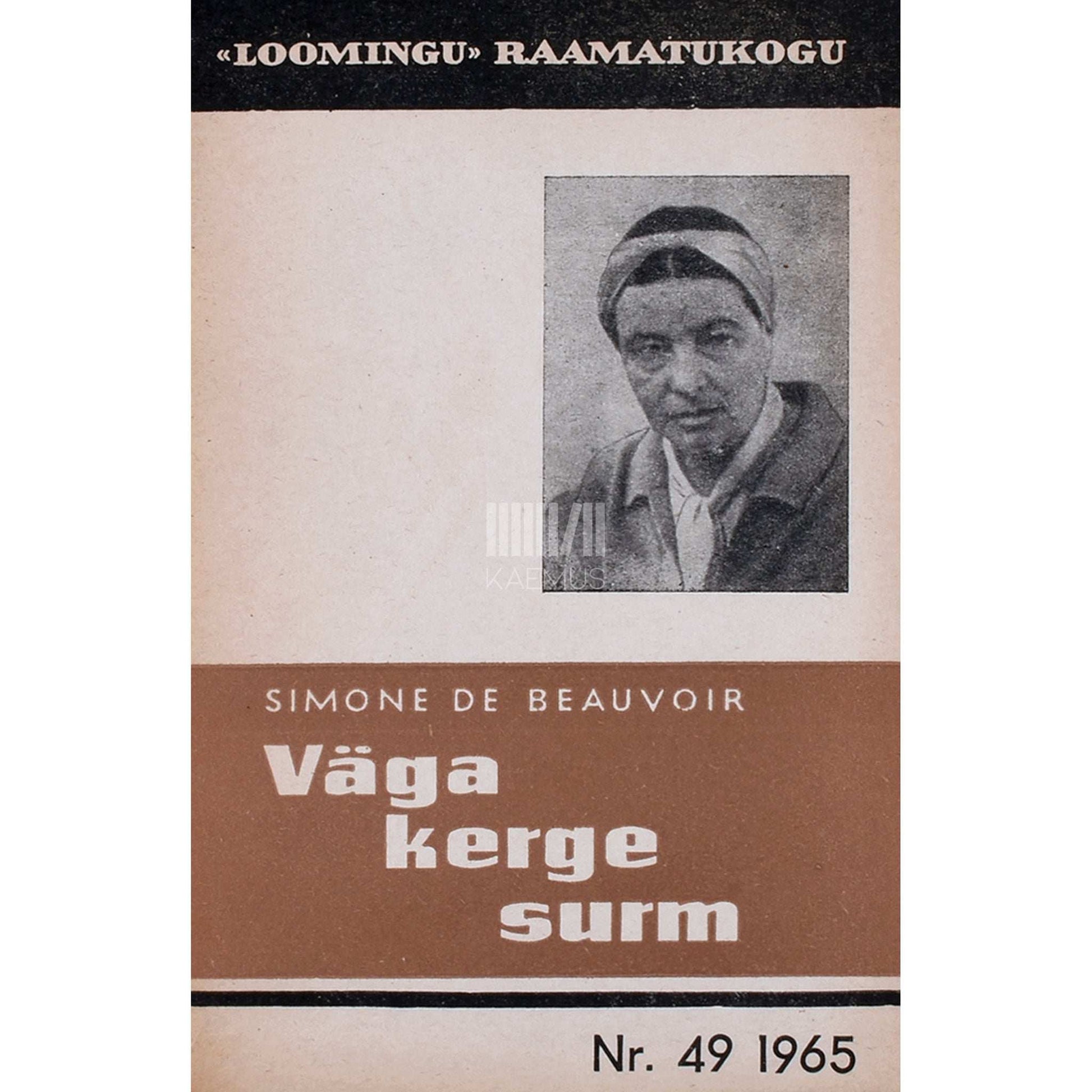 Simone de Beauvoir - Väga kerge surm