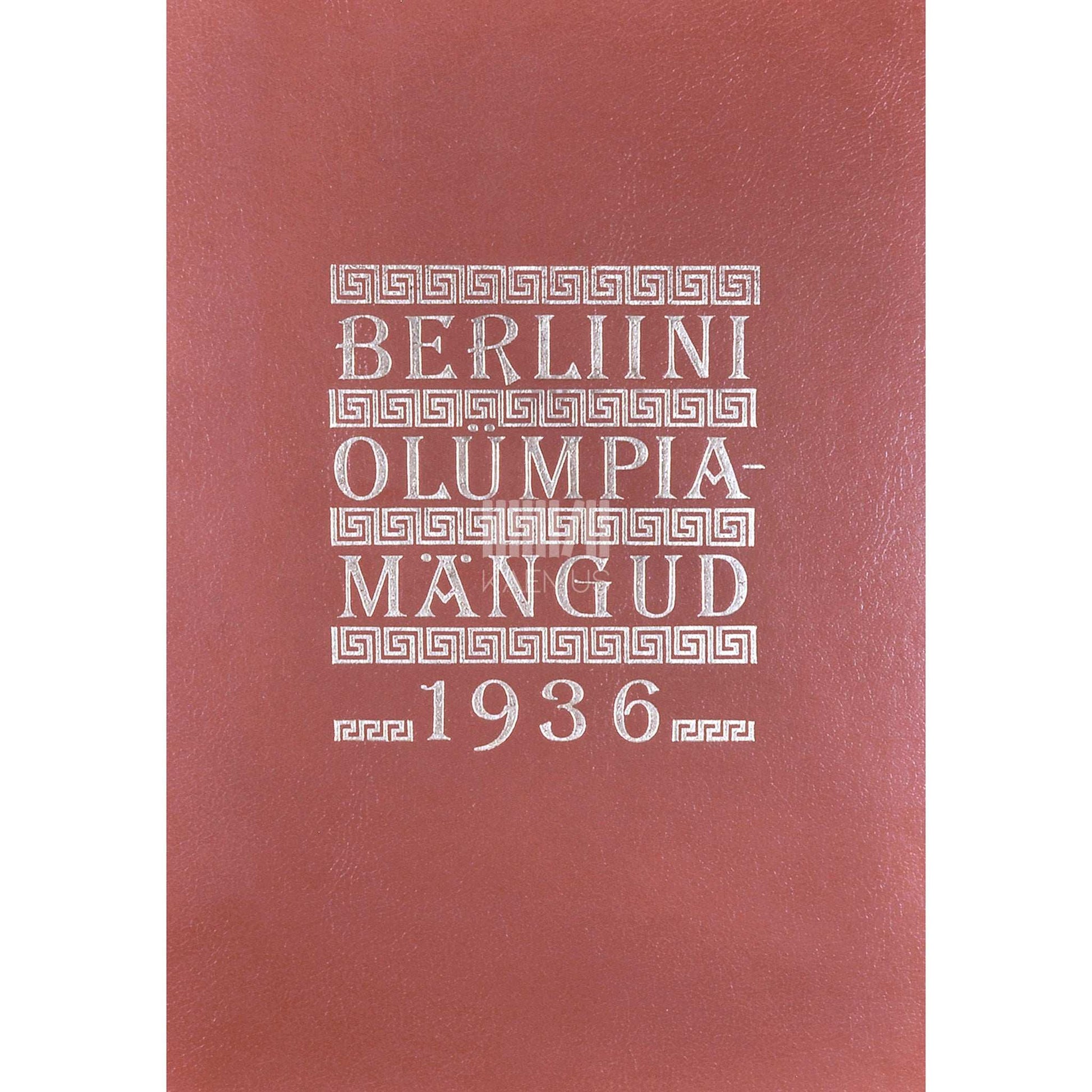 Aleksander Antson - Berliini olümpiamängud 1936