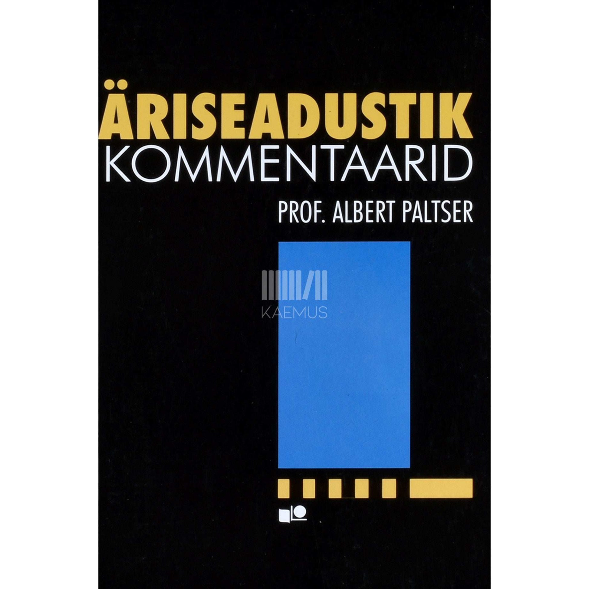 ... - Äriseadustik. Professor Albert Paltseri kommentaarid
