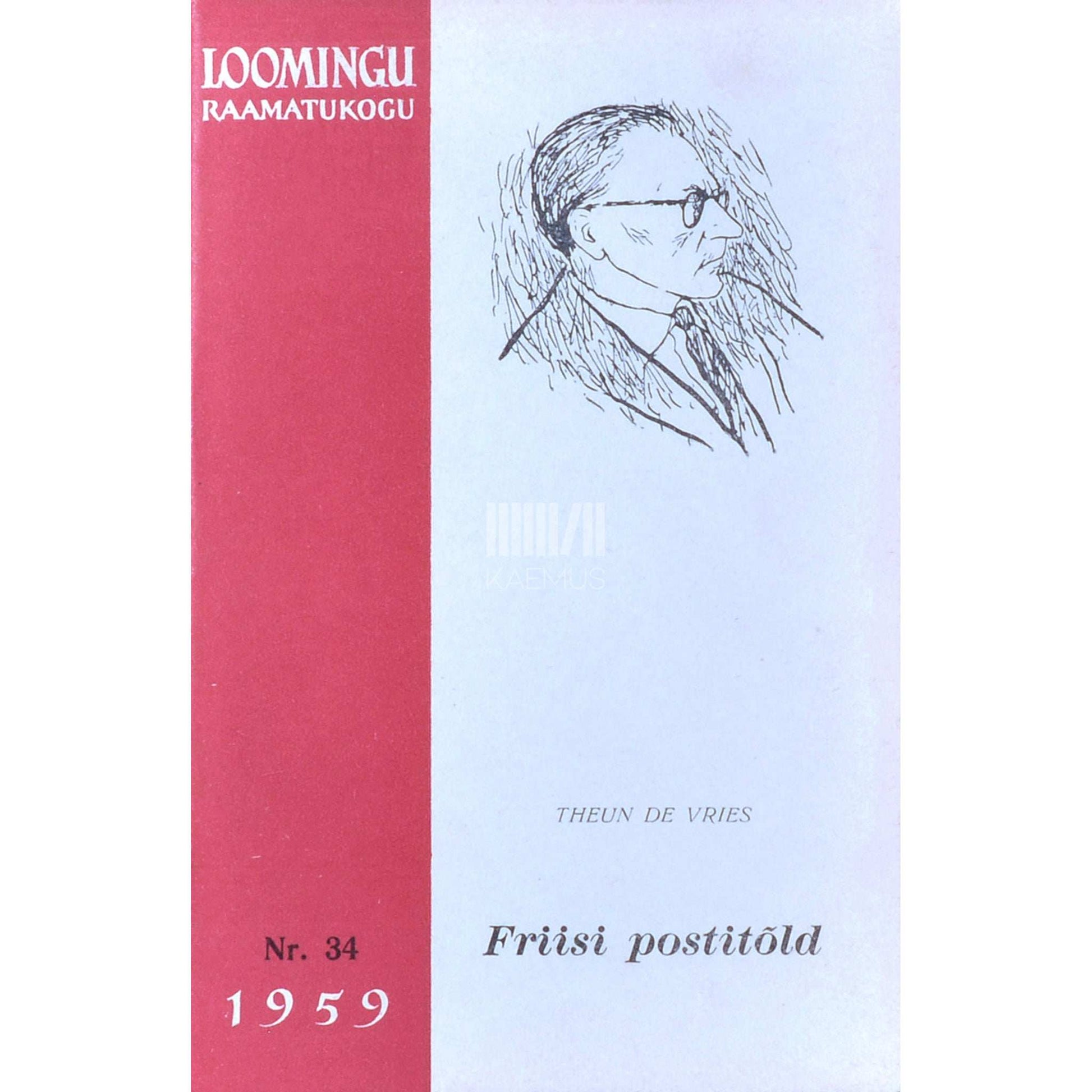 Theun de Vries - Friisi postitõld
