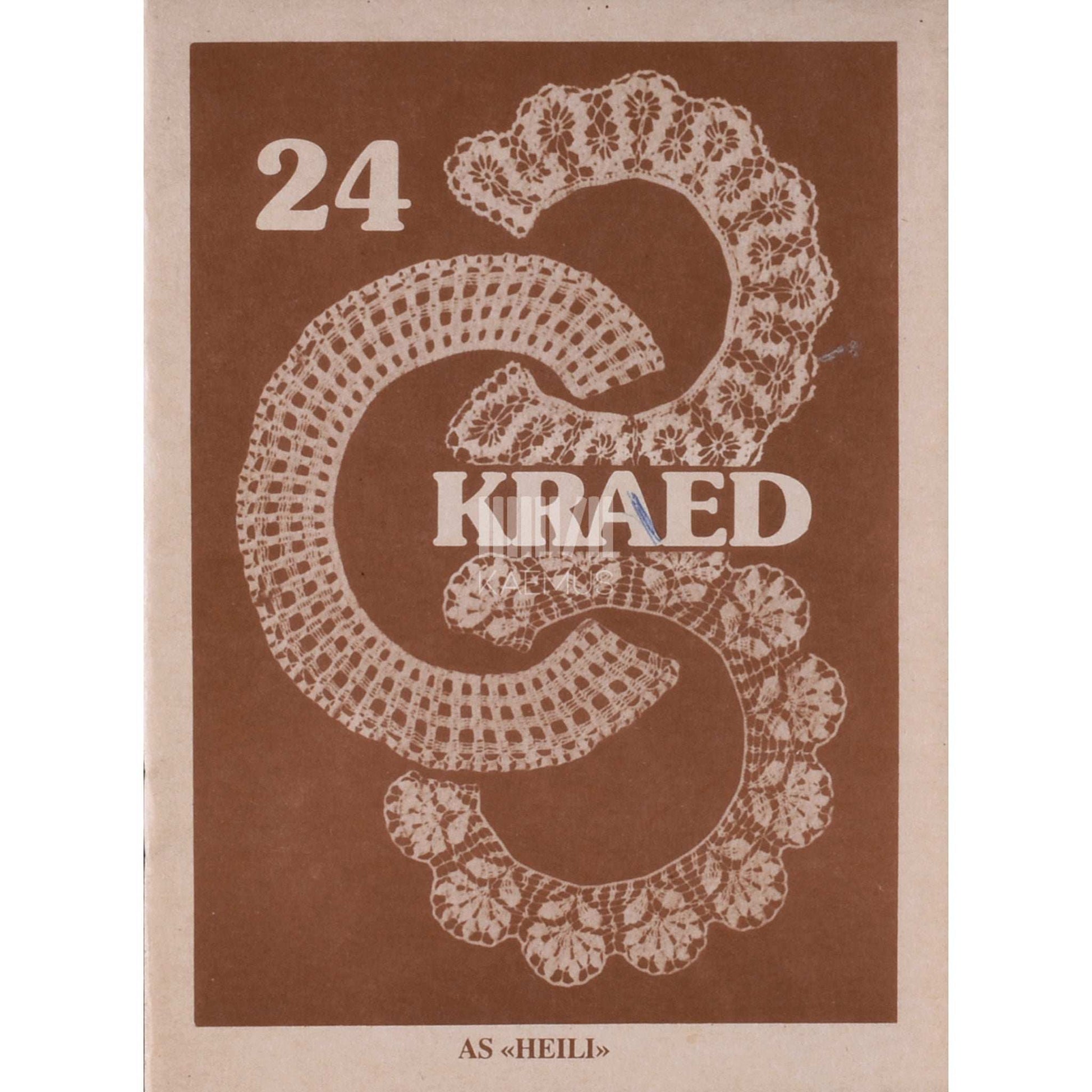 ... - 24 kraed. Kootud, heegeldatud ja tikitud kraed
