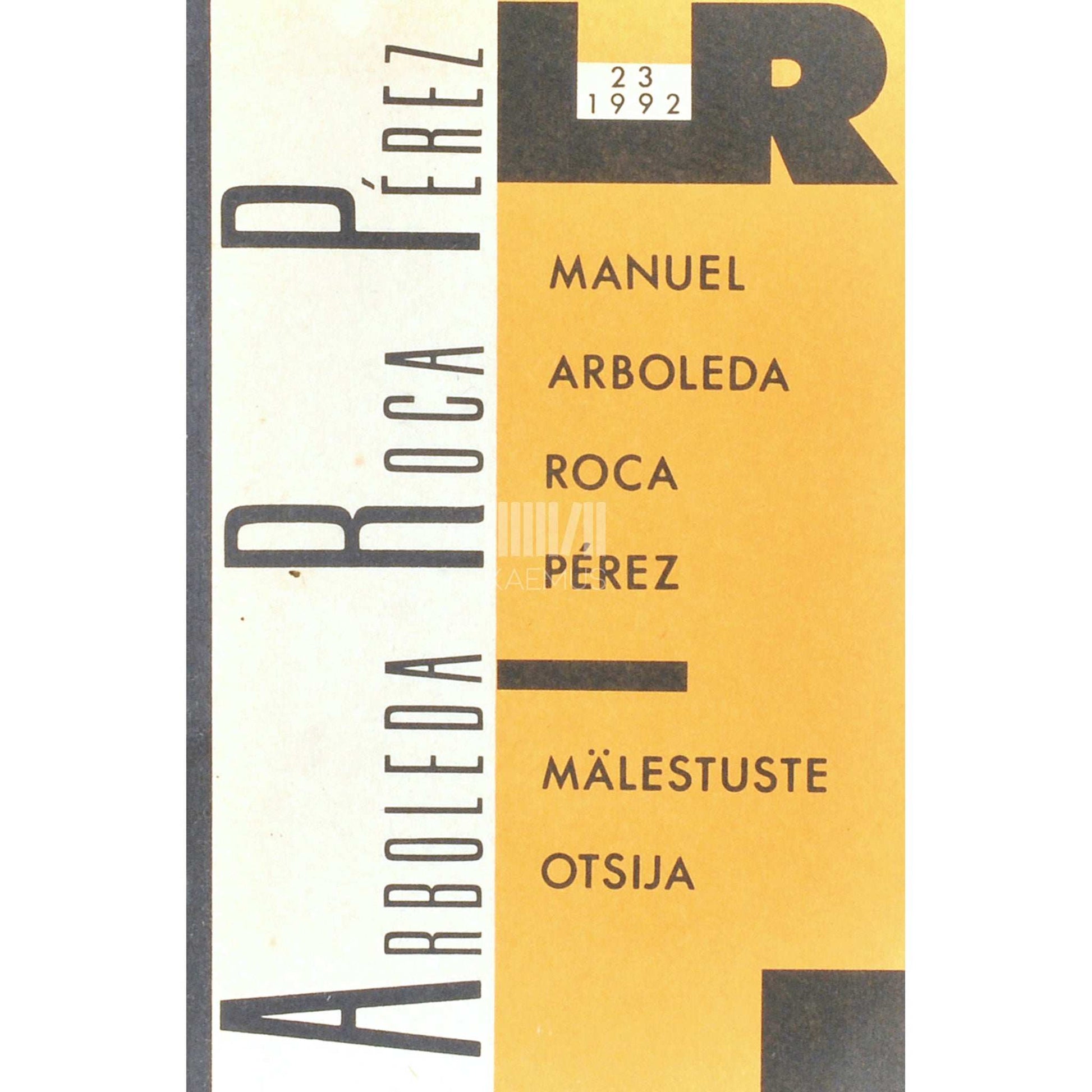Manuel Arboleda Roca Perez - Mälestuste otsija