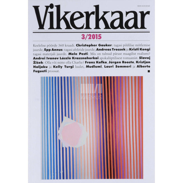 … - Vikerkaar 3/2015