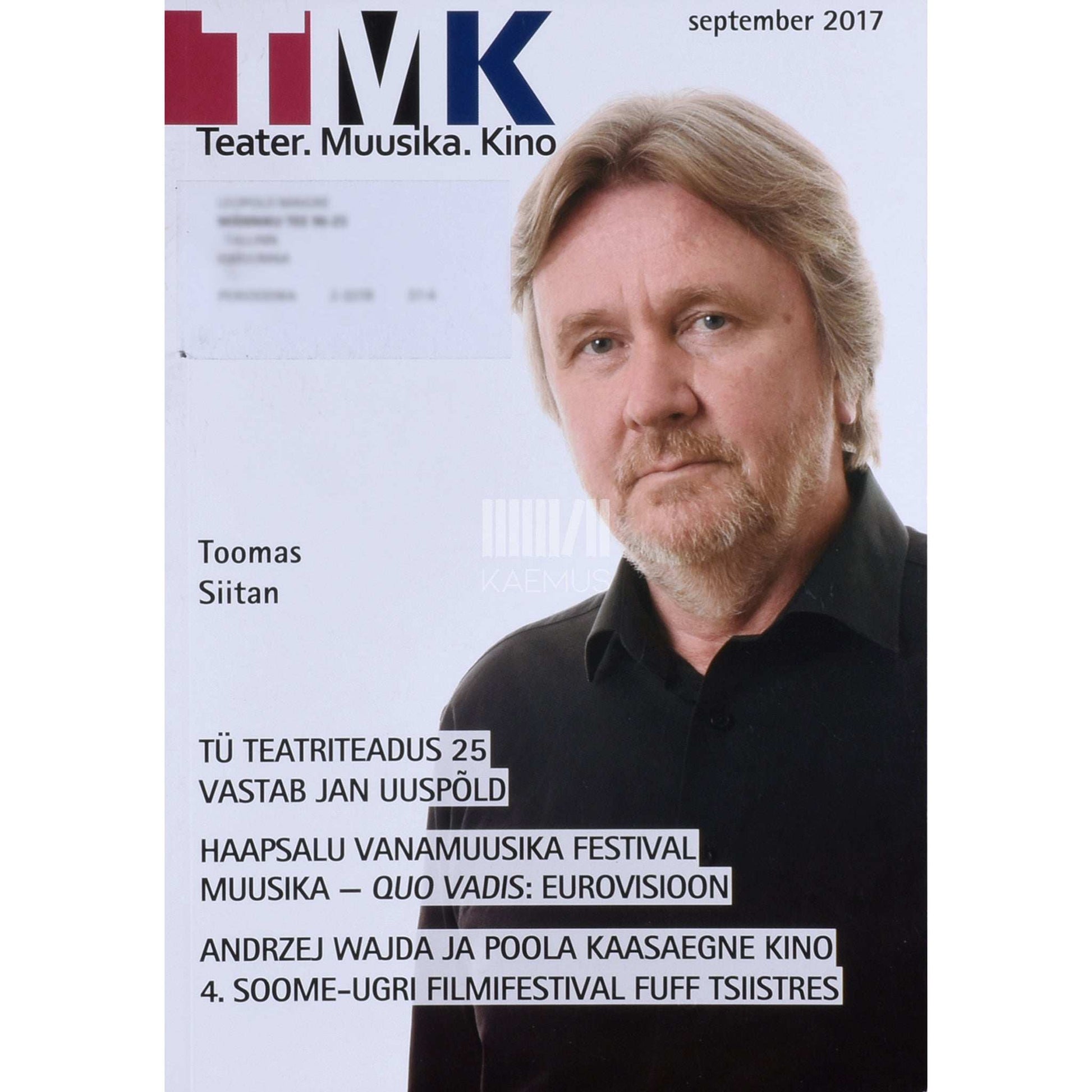 ... - Teater. Muusika. Kino 9/2017