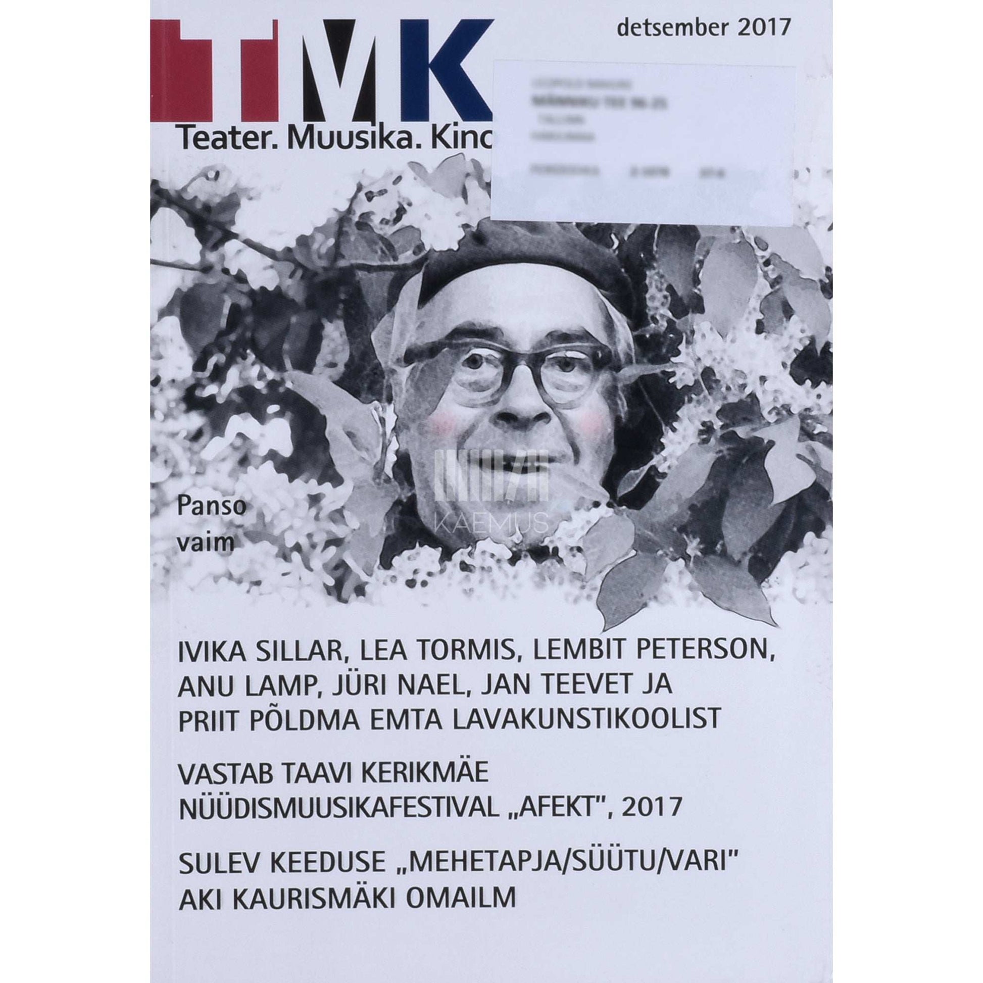 … - Teater. Muusika. Kino 12/2017