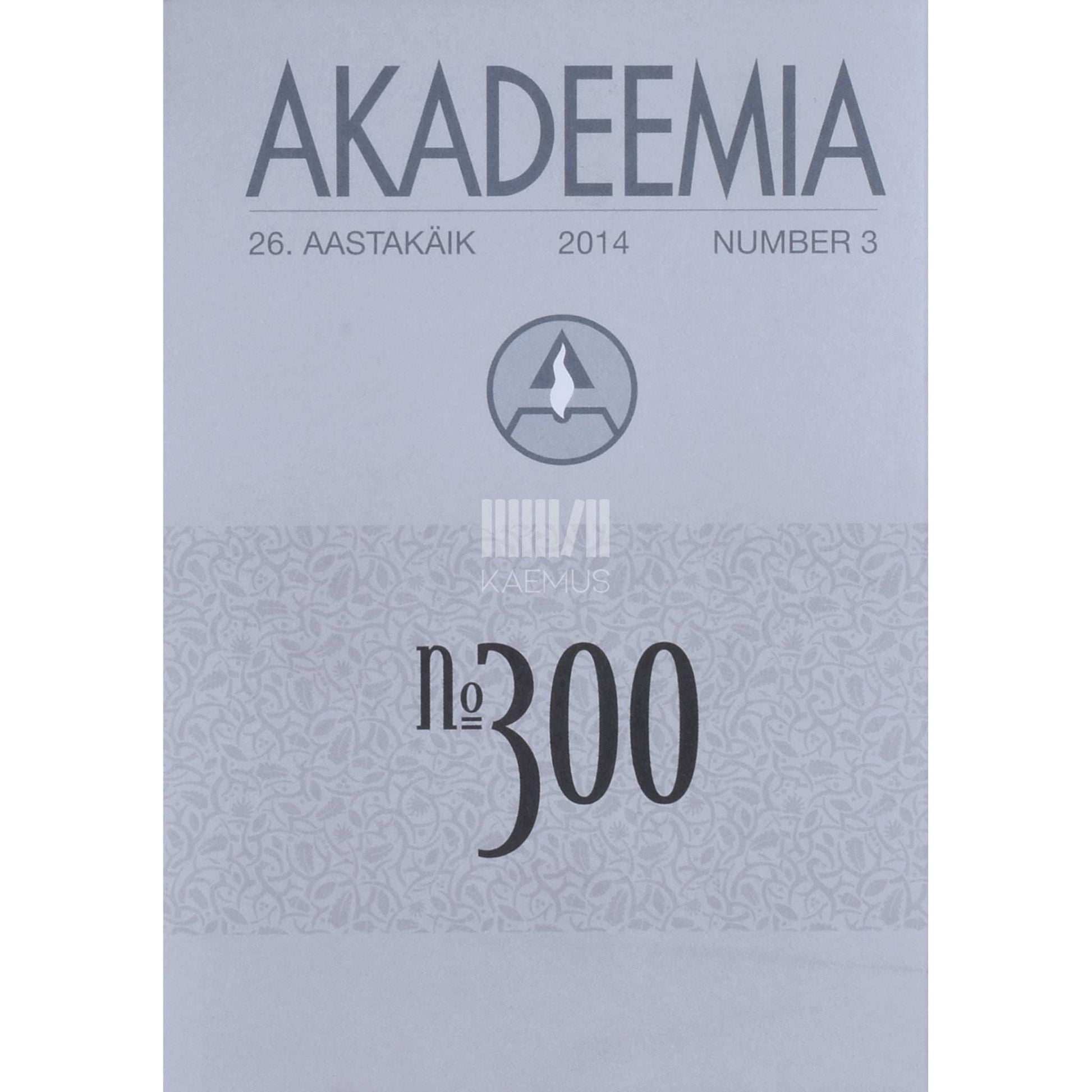 … - Akadeemia 3/2014