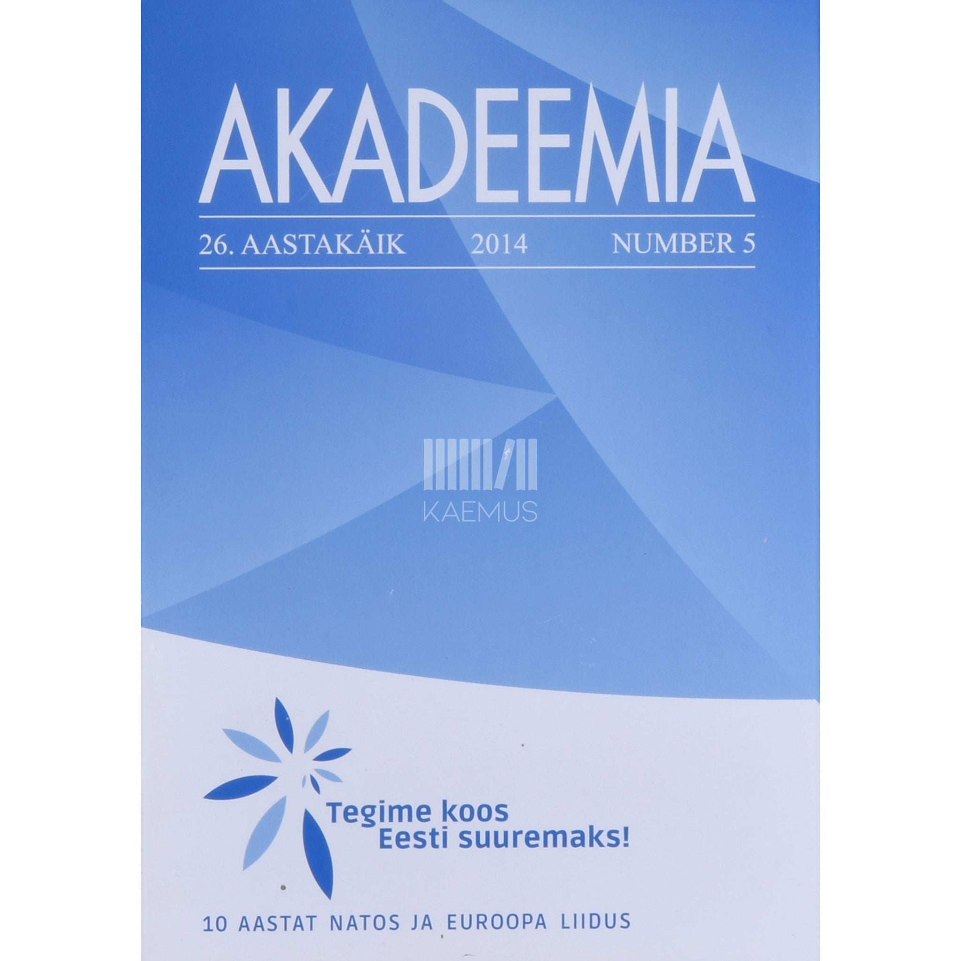 ... - Akadeemia 5/2014