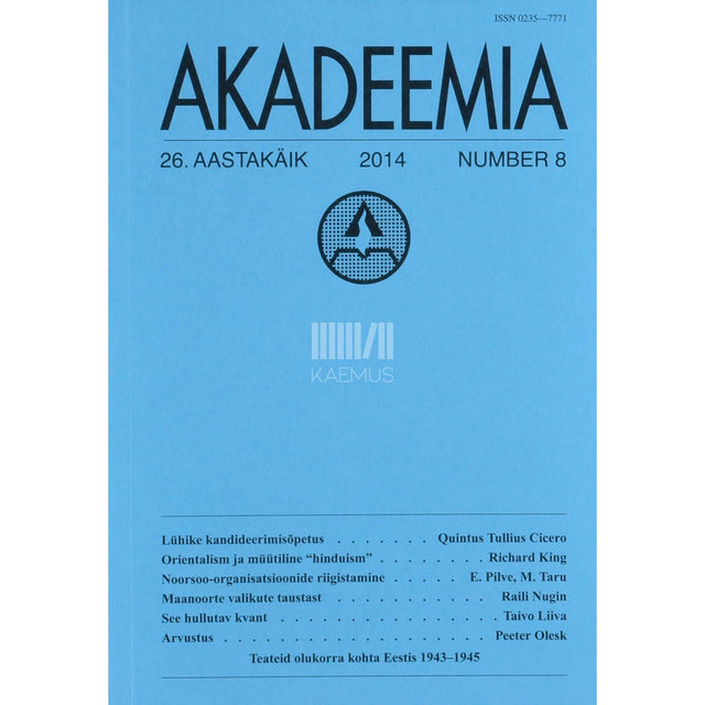 … - Akadeemia 8/2014