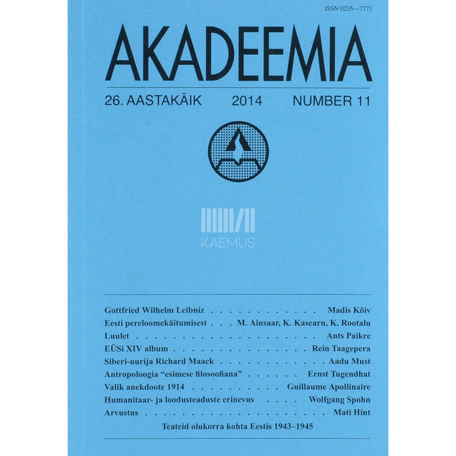 … - Akadeemia 11/2014
